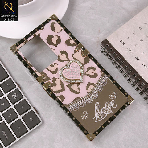 Infinix Note 12 G96 Cover - Design1 - Heart Bling Diamond Glitter Soft TPU Trunk Case With Ring Holder