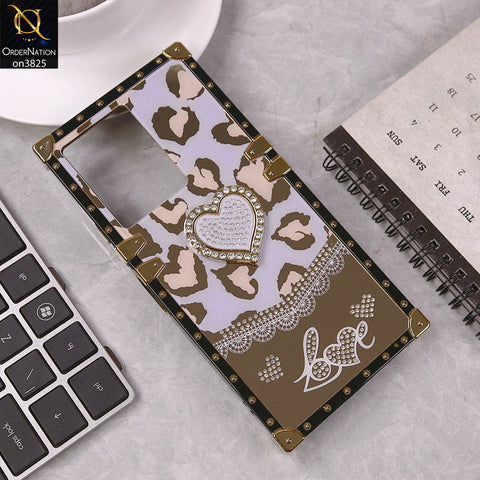 Infinix Note 12 G96 Cover - Design3 - Heart Bling Diamond Glitter Soft TPU Trunk Case With Ring Holder