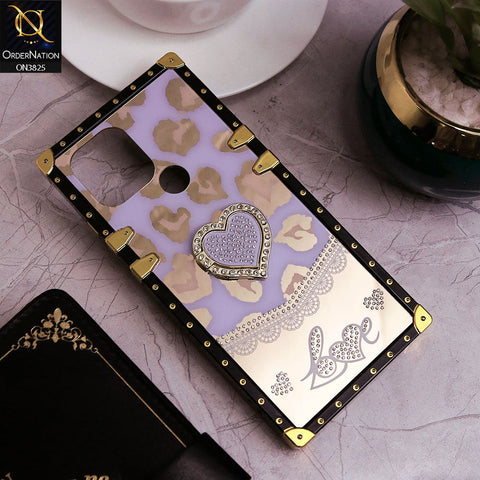 Xiaomi Redmi A2 Plus Cover - Design3 - Heart Bling Diamond Glitter Soft TPU Trunk Case With Ring Holder