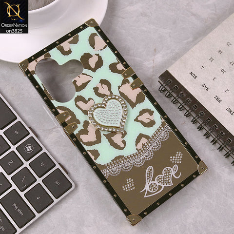 Xiaomi Redmi 13 Cover - Design6 - Heart Bling Diamond Glitter Soft TPU Trunk Case With Ring Holder