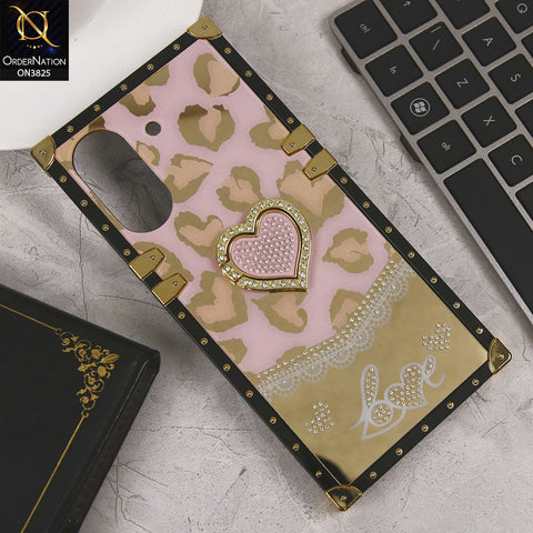 Xiaomi Poco C65 Cover - Design1 - Heart Bling Diamond Glitter Soft TPU Trunk Case With Ring Holder