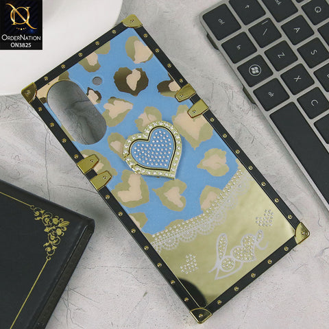 Xiaomi Poco C65 Cover - Design4 - Heart Bling Diamond Glitter Soft TPU Trunk Case With Ring Holder