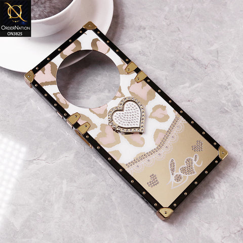 Xiaomi Redmi 14R Cover - Design2 - Heart Bling Diamond Glitter Soft TPU Trunk Case With Ring Holder