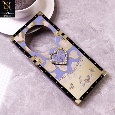 Xiaomi Redmi 14R Cover - Design4 - Heart Bling Diamond Glitter Soft TPU Trunk Case With Ring Holder