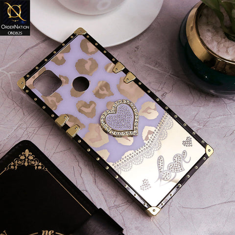 Xiaomi Redmi 10A Cover - Design3 - Heart Bling Diamond Glitter Soft TPU Trunk Case With Ring Holder