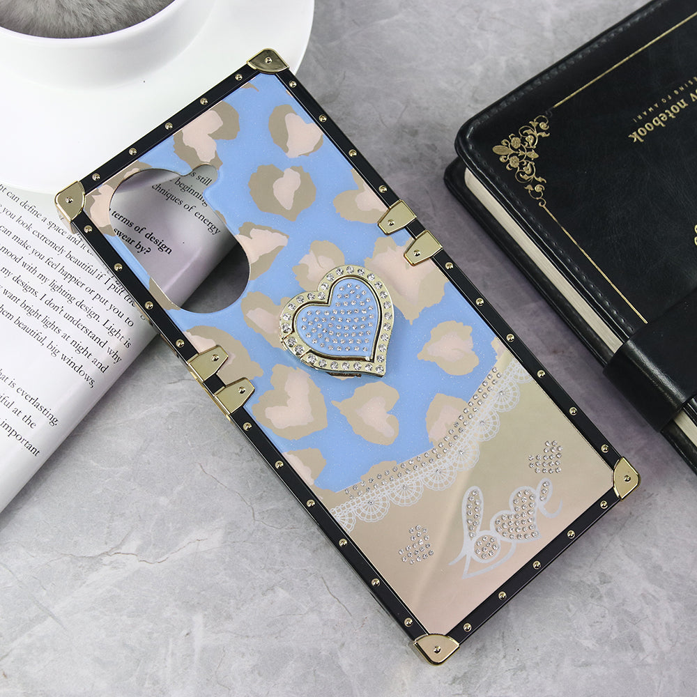 Xiaomi Redmi A5 4G Cover - Design 4 - Heart Bling Diamond Glitter Soft TPU Trunk Case With Ring Holder