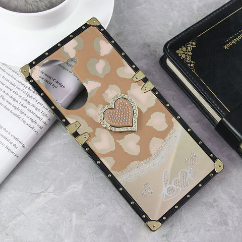 Xiaomi Redmi A5 4G Cover - Design 5 - Heart Bling Diamond Glitter Soft TPU Trunk Case With Ring Holder