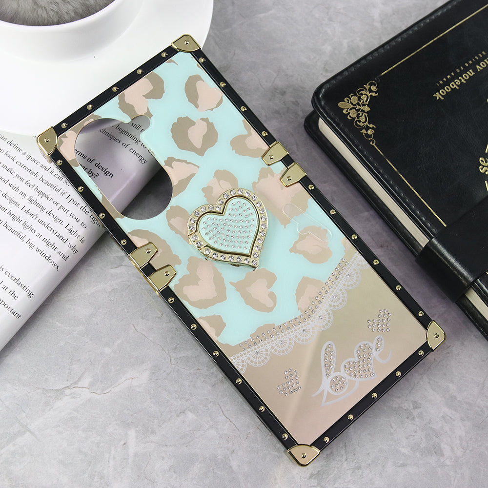 Xiaomi Redmi A5 4G Cover - Design 6 - Heart Bling Diamond Glitter Soft TPU Trunk Case With Ring Holder