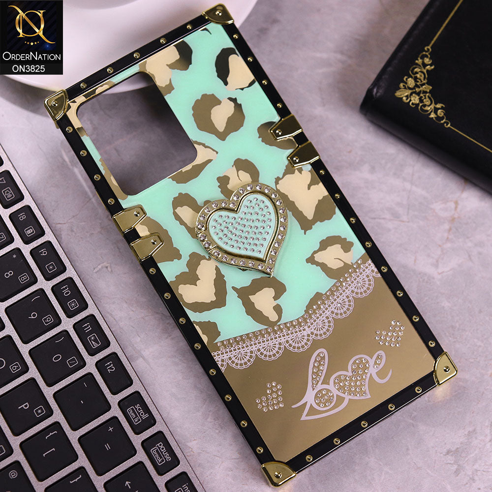 Xiaomi Redmi Note 12 4G Cover - Design6 -  Heart Bling Diamond Glitter Soft TPU Trunk Case With Ring Holder