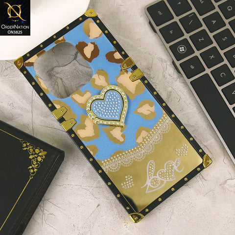Xiaomi Redmi Note 13 Cover - Design4 - Heart Bling Diamond Glitter Soft TPU Trunk Case With Ring Holder