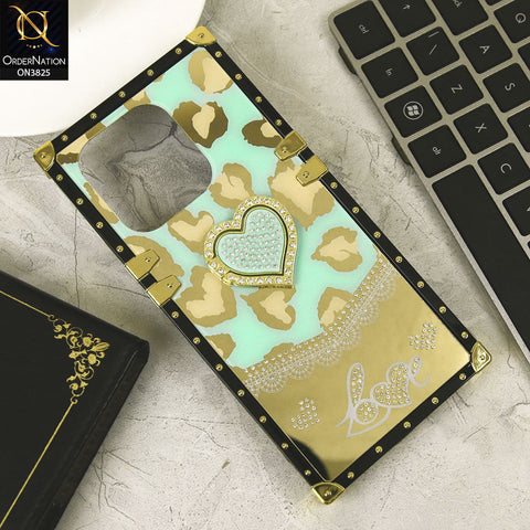 Xiaomi Redmi Note 13 Cover - Design6 - Heart Bling Diamond Glitter Soft TPU Trunk Case With Ring Holder