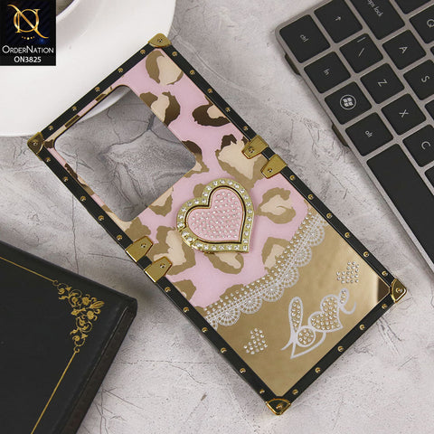 Xiaomi Redmi Note 13 Pro 4G Cover - Design1 - Heart Bling Diamond Glitter Soft TPU Trunk Case With Ring Holder