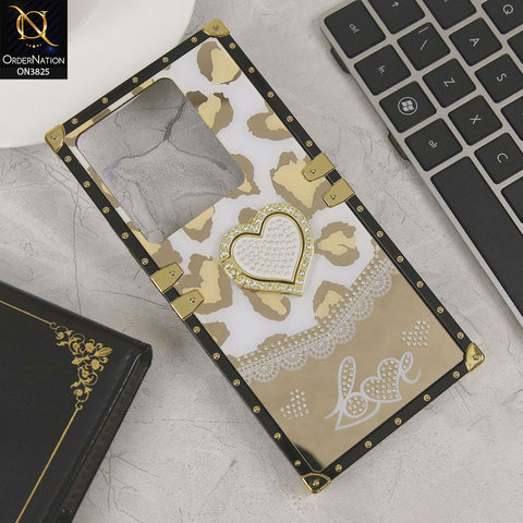 Xiaomi Redmi Note 13 Pro 4G Cover - Design2 - Heart Bling Diamond Glitter Soft TPU Trunk Case With Ring Holder