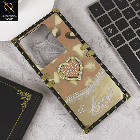 Xiaomi Redmi Note 13 Pro 4G Cover - Design5 - Heart Bling Diamond Glitter Soft TPU Trunk Case With Ring Holder