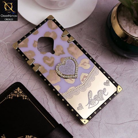 Vivo Y51 (2020 September) Cover - Design3 - Heart Bling Diamond Glitter Soft TPU Trunk Case With Ring Holder