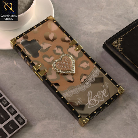 Samsung Galaxy A13 Cover - Design 5 - Heart Bling Diamond Glitter Soft TPU Trunk Case With Ring Holder