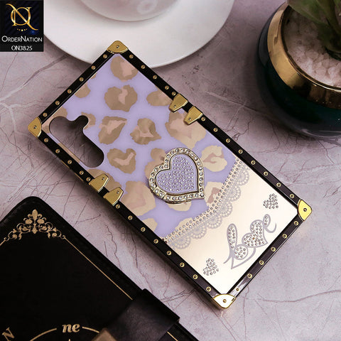 Samsung Galaxy A16 5G Cover - Design3 - Heart Bling Diamond Glitter Soft TPU Trunk Case With Ring Holder