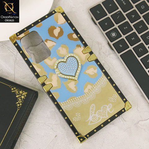 Samsung Galaxy A52s 5G Cover - Design4 - Heart Bling Diamond Glitter Soft TPU Trunk Case With Ring