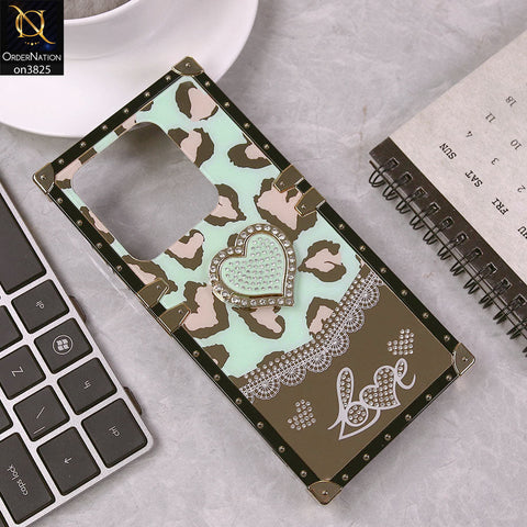 Infinix Smart 8 Cover - Design6 - Heart Bling Diamond Glitter Soft TPU Trunk Case With Ring Holder