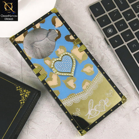 Tecno Spark 20 Pro Plus Cover - Design4- Heart Bling Diamond Glitter Soft TPU Trunk Case With Ring Holder