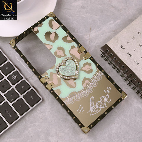 Vivo Y29 5G Cover - Design6 - Heart Bling Diamond Glitter Soft TPU Trunk Case With Ring Holder