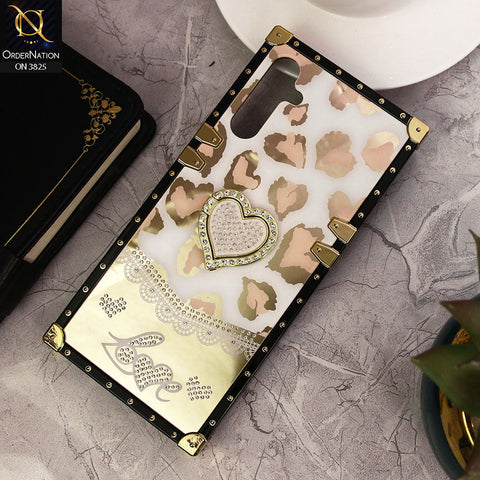 Samsung Galaxy A14 5G Cover - Design2 - Heart Bling Diamond Glitter Soft TPU Trunk Case With Ring Holder