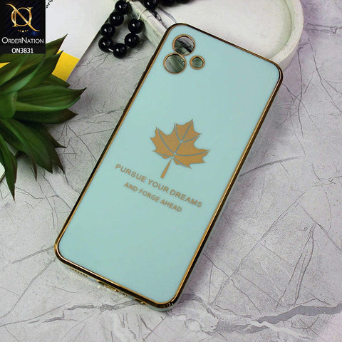 Samsung Galaxy M13 5G Cover - Design 10 - New Electroplating Borders Maple Leaf Camera Protection Soft Silicone Case