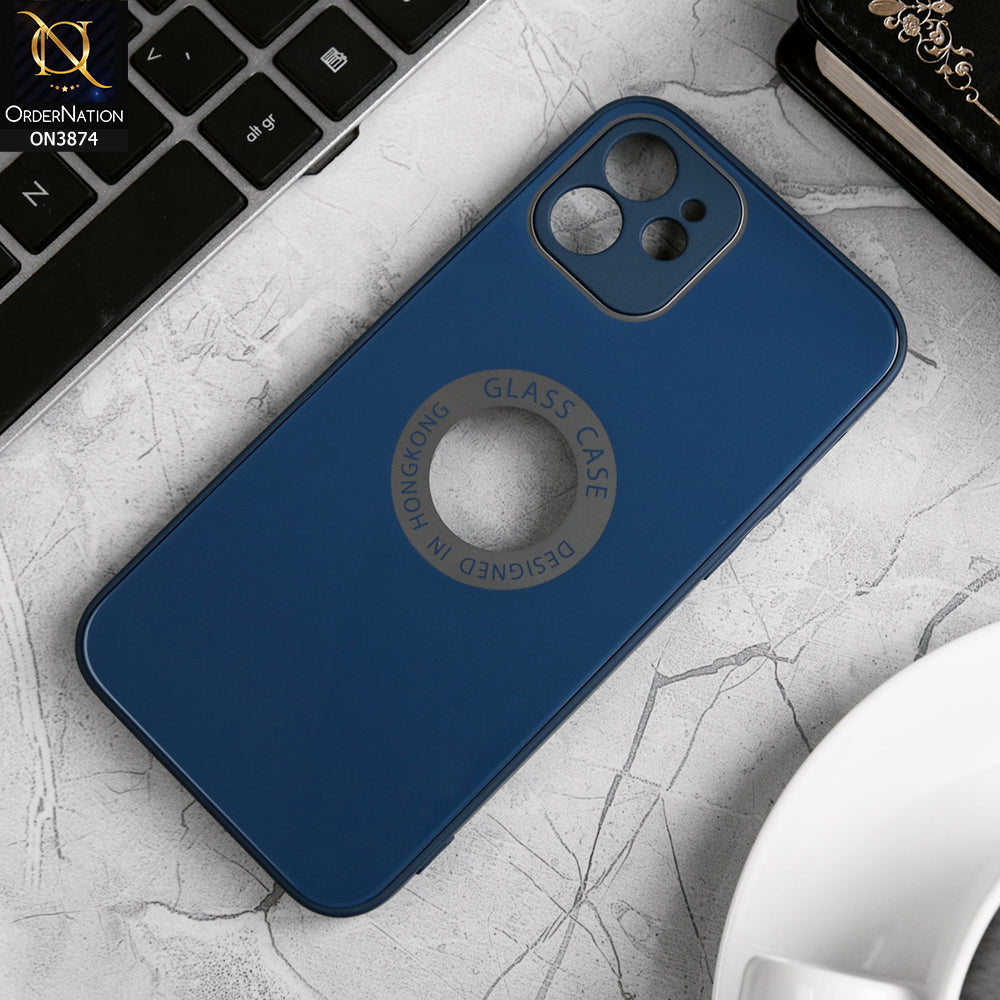 iPhone 12 Cover - Design 7  - New Shine Soft Borders Camera Bumper Protection Glossy Logo Hole Case