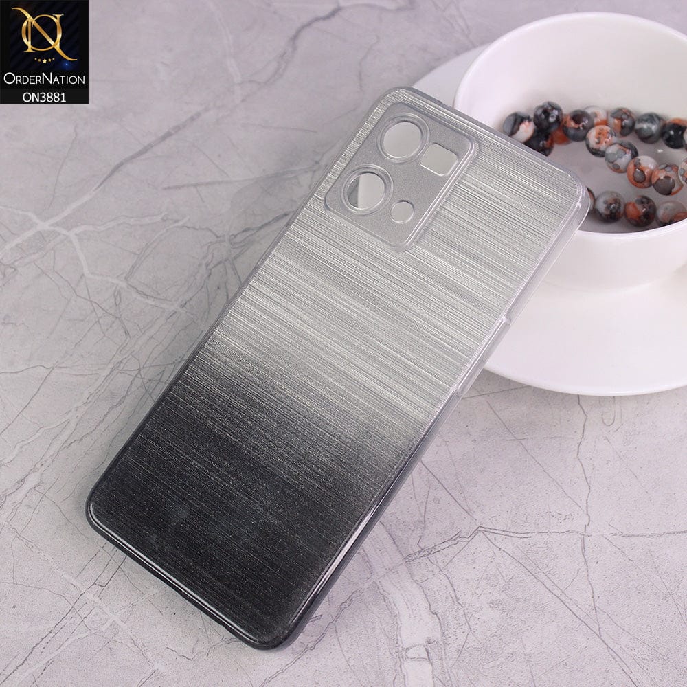 Oppo Reno 7 4G Cover - Design 2 - All New Stylish Dual Color Soft Silicone Protective Case