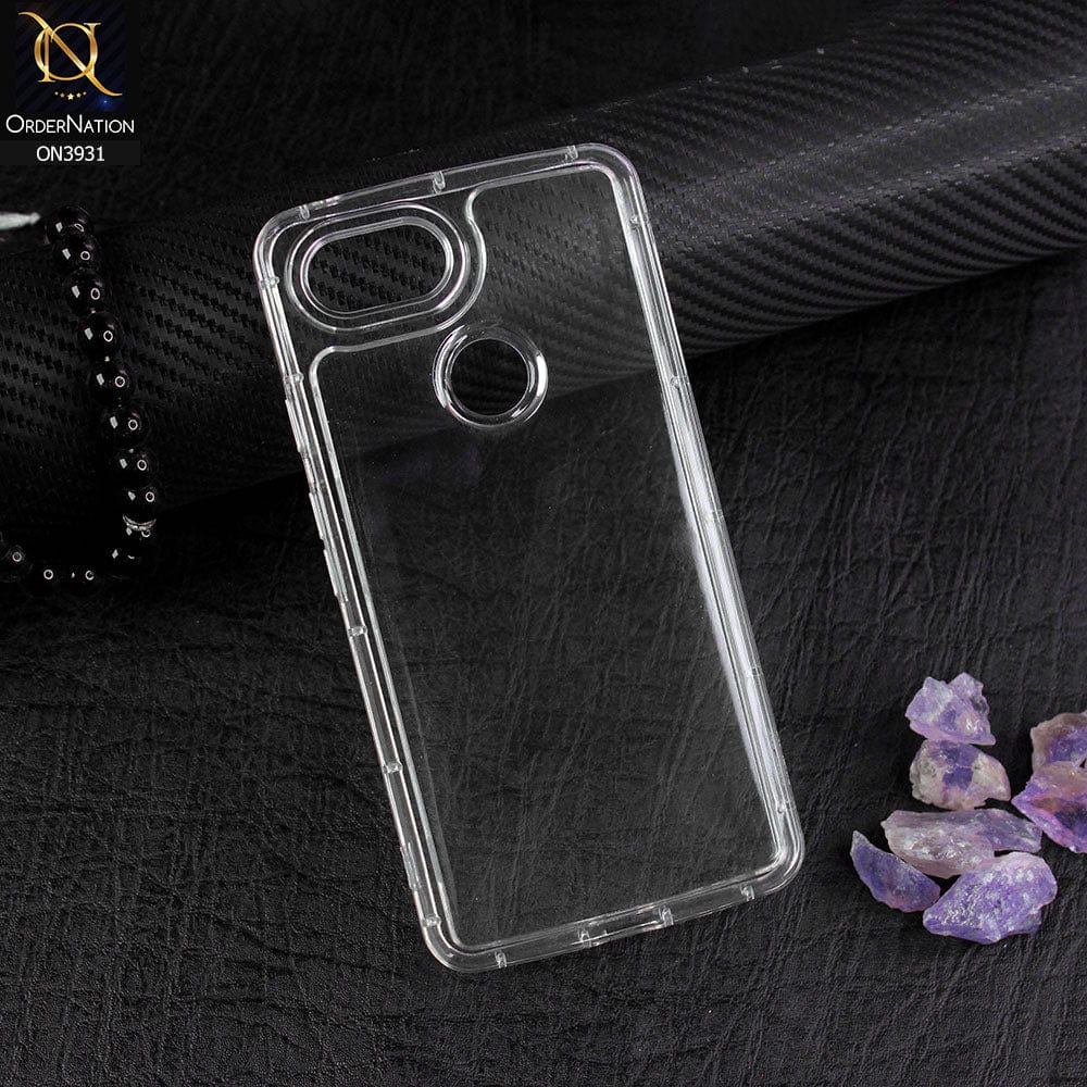 Google Pixel 3a XL Cover - Transparent - All New Premium Quality No Yellowing Drop Tested Tpu+Pc Clear Soft Borders Case