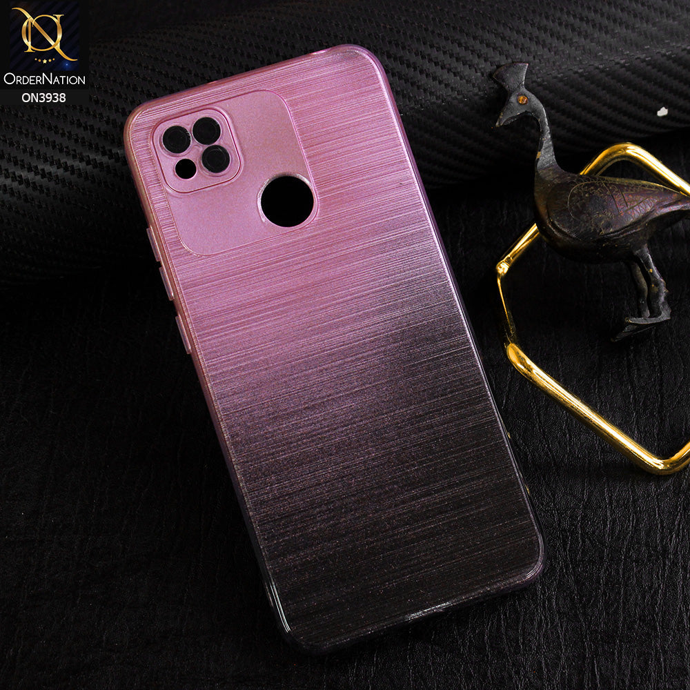 Xiaomi Redmi 10A Cover - Design 3 - New Rainbow Style Soft Silicone Borders Clear Back Case With Electroplating Camera Ring
