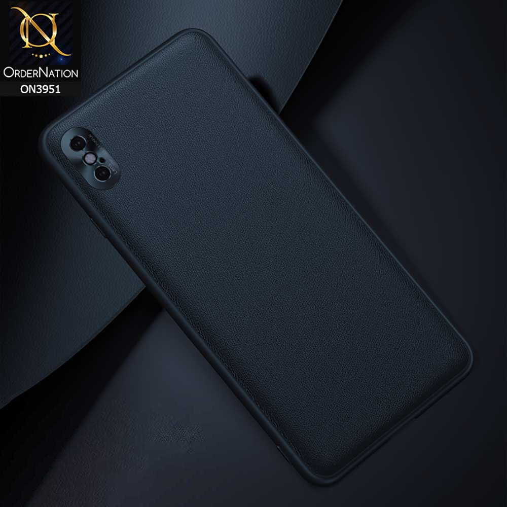 iPhone XS / X Cover - Green - ONation Classy Leather Series - Minimalistic Classic Textured Pu Leather With Attractive Metallic Camera Protection Soft Borders Case