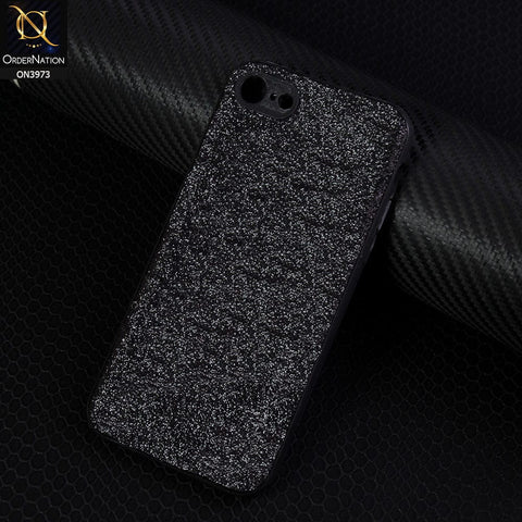 iPhone SE 2022 Cover - Black - New Bling Bling Shiny Sparkle Soft Silicone Protective Case