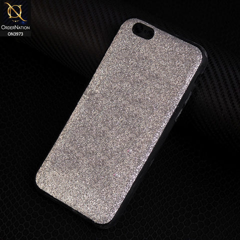 iPhone 8 / 7 Cover - Silver - New Bling Bling Shiny Sparkle Soft Silicone Protective Case