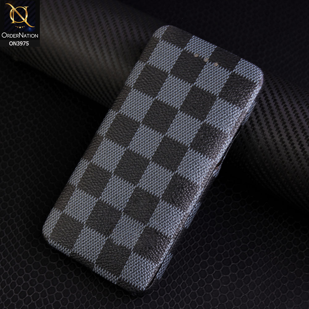 iPhone 11 Pro Cover - Grey - New Leather Texture Style Flip Book Case