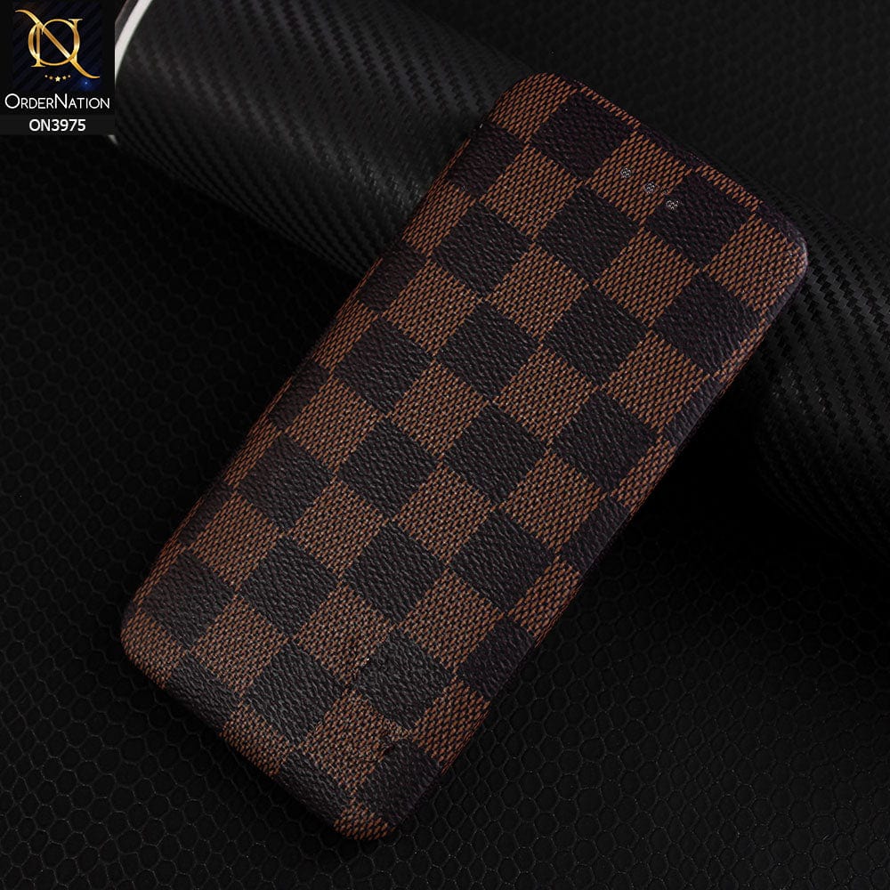 iPhone XS Max Cover - Brown - New Leather Texture Style Flip Book Case