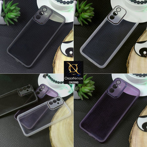 Samsung Galaxy A14 5G Cover - Black - Soft Silicone Transparent Case with Camera Lense Protection