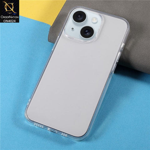 iPhone 15 Cover - Transparent - TOTU Soft Series Anti-Drop Clear Light Slim Flexible TPU Cases