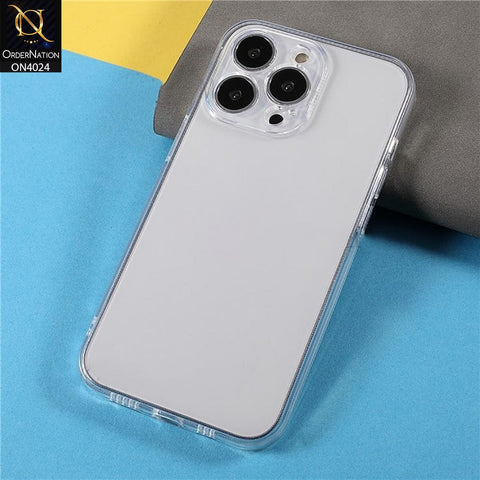 iPhone 15 Pro Max Cover - Transparent - TOTU Soft Series Anti-Drop Clear Light Slim Flexible TPU Cases