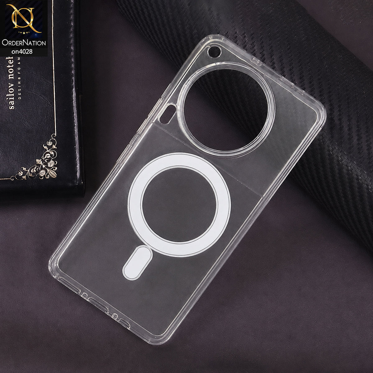 Tecno Camon 30 Cover - Transparent - New Clear Back Soft Borders MagSafe Case With Camera Bumper Protection