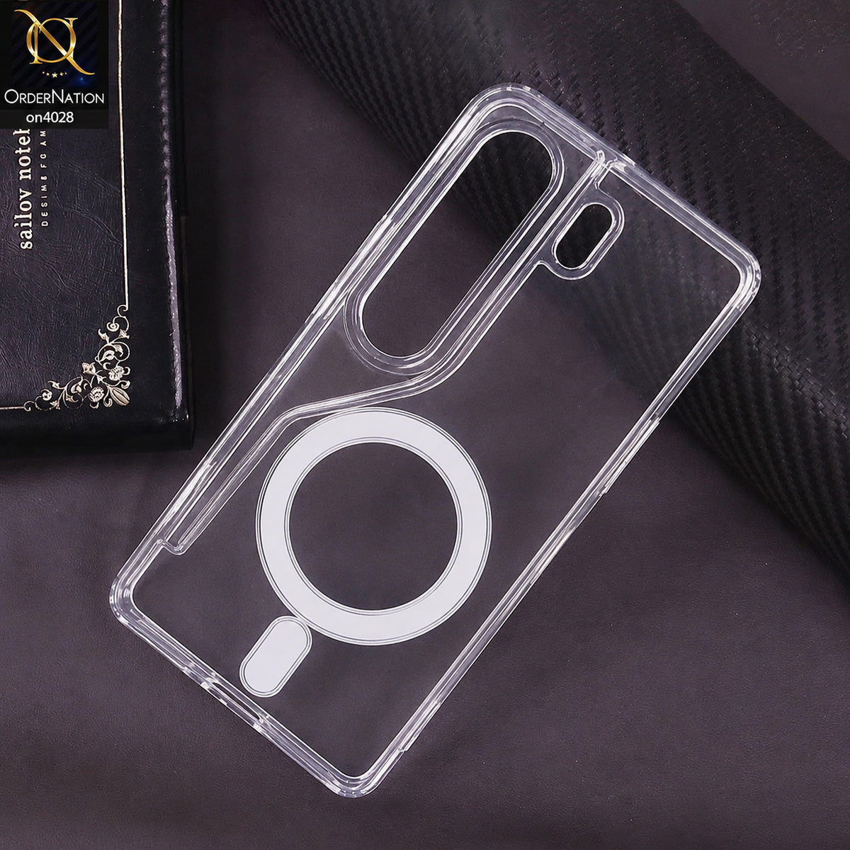 Tecno Camon 40 Cover - Transparent - New Clear Back Soft Borders MagSafe Case With Camera Bumper Protection