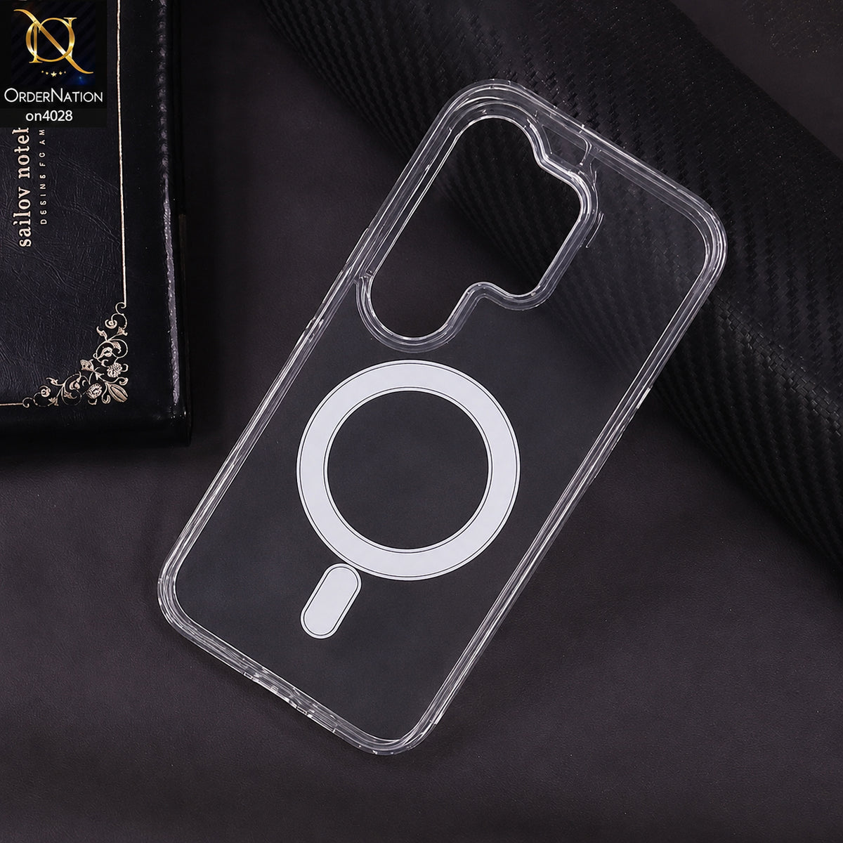 Tecno Camon 50 4G Cover - Transparent - New Clear Back Soft Borders MagSafe Case With Camera Bumper Protection