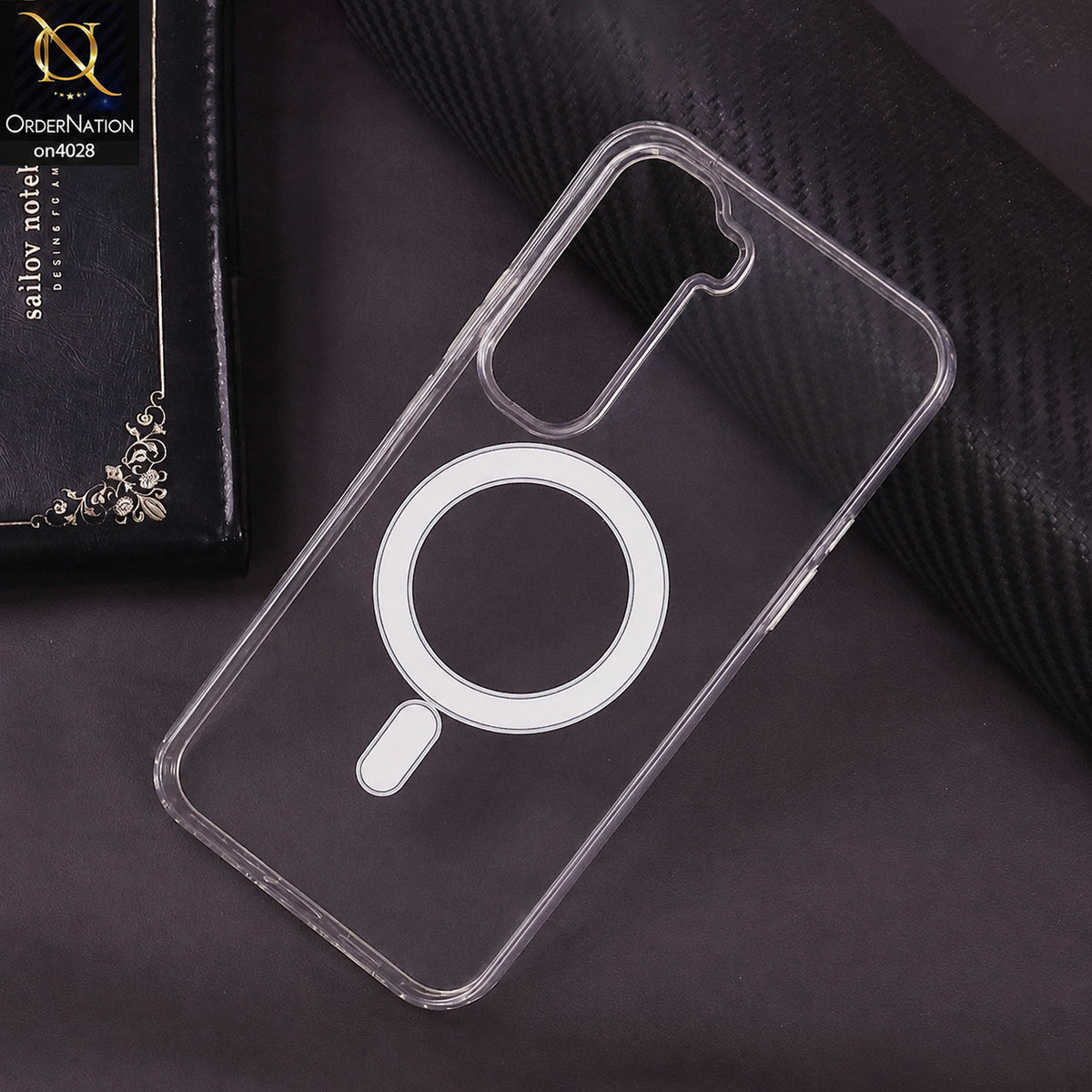 Infinix Hot 60 Pro Cover - Transparent - New Clear Back Soft Borders MagSafe Case With Camera Bumper Protection