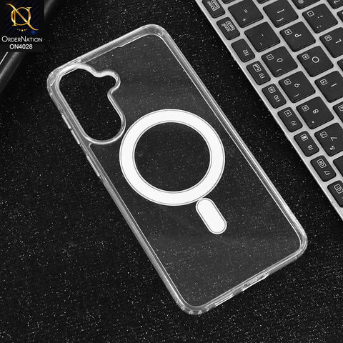 Samsung Galaxy A37 Cover - Transparent  - EOURO Shock Resistant New Ariclic Clear Case With MagSafe