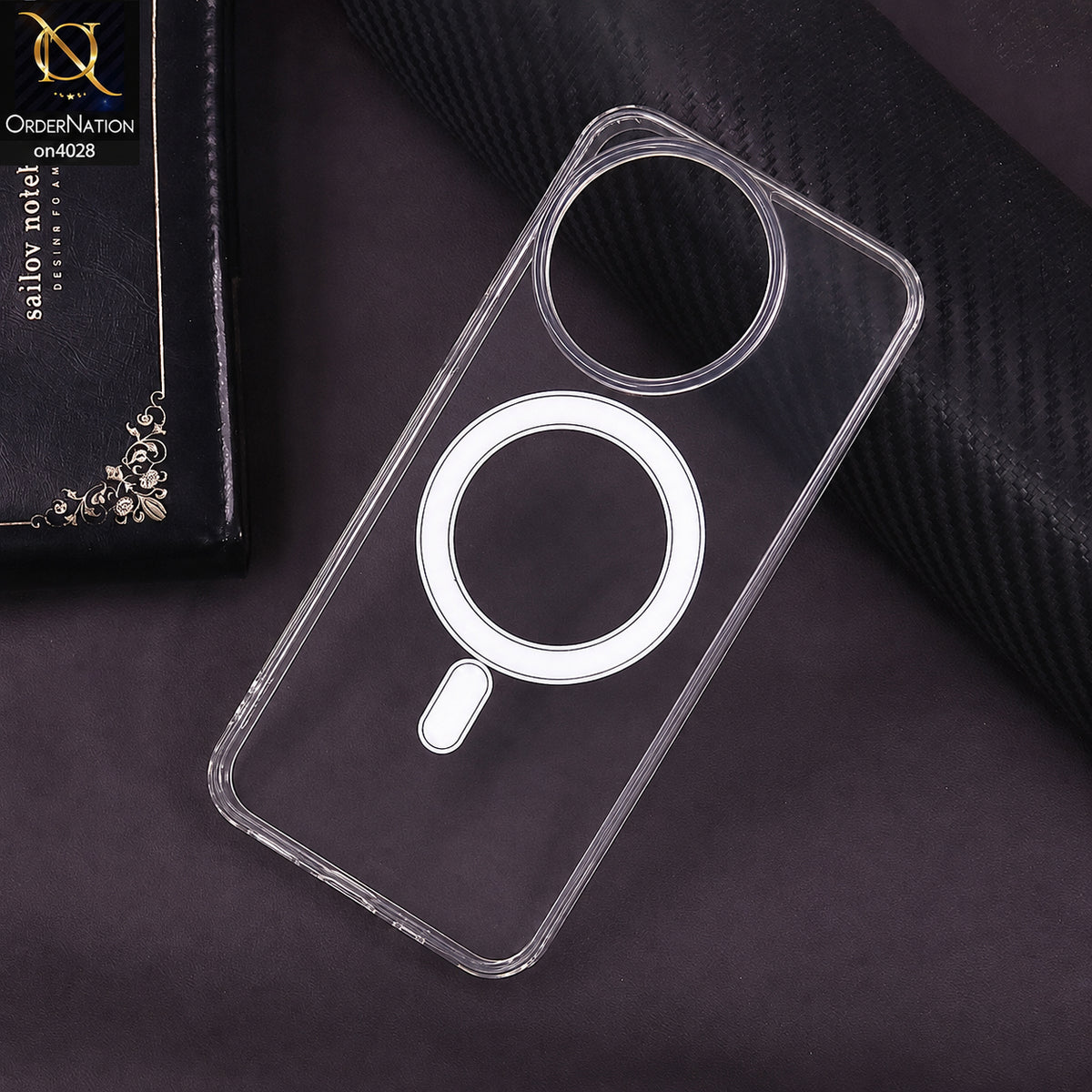 Tecno Spark 30 Pro Cover - Transparent - New Clear Back Soft Borders MagSafe Case With Camera Bumper Protection
