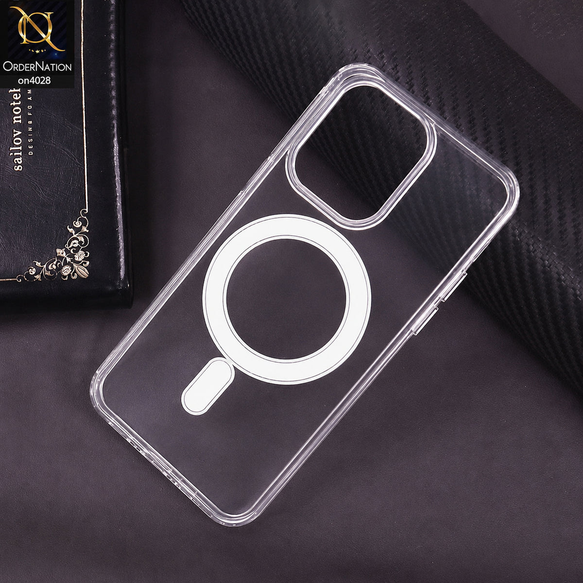 Vivo Y60 5G Cover - Transparent - New Clear Back Soft Borders MagSafe Case With Camera Bumper Protection