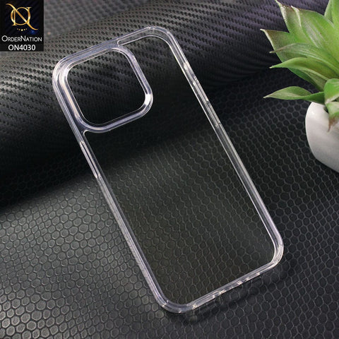 iPhone 14 Pro Cover - Transparent - New Clear Phone Case Soft Silicone Borders
