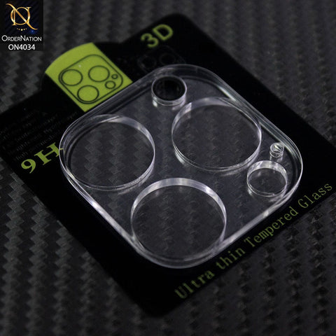 3D Film 9H Ultra Thin Camera Lens Protector For iPhone 15 Pro - Transparent