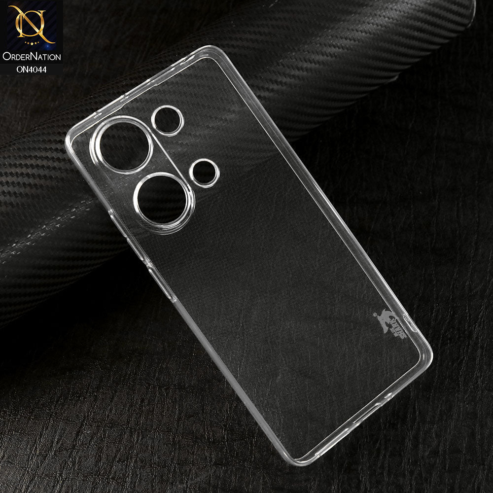 Xiaomi Poco M6 Pro 4G Cover - Transparent - Soft Silicone + TPU case with Camera Bumper Protection