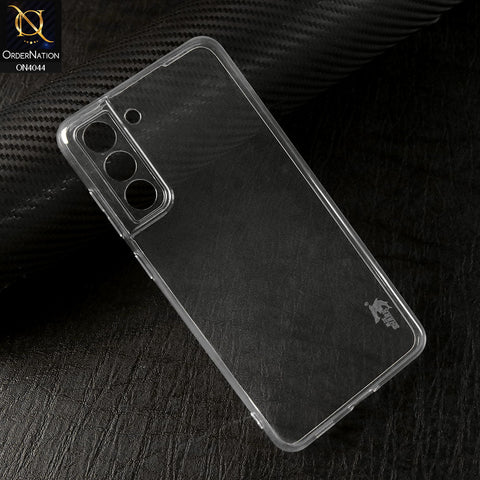 Samsung Galaxy S21 FE 5G Cover - Transparent - Soft Silicone + TPU case with Camera Bumper Protection